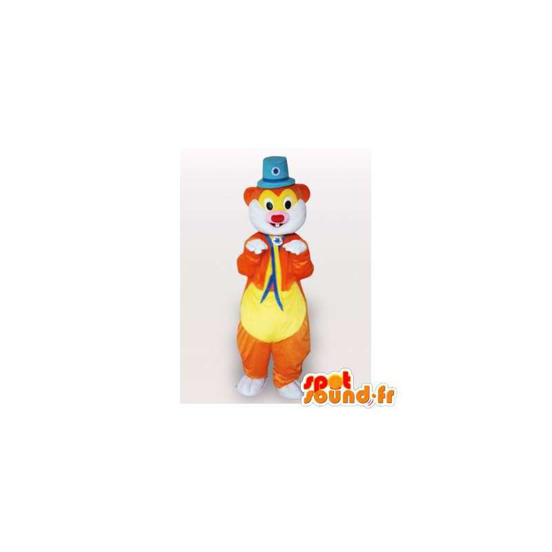 Circus mascote marmota. traje de circo - MASFR006334 - mascotes Circus