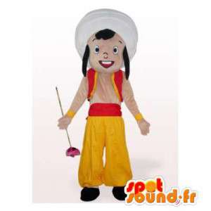 Mascotte de sultan, de fakir. Costume d'Aladin - MASFR006338 - Mascottes Personnages célèbres