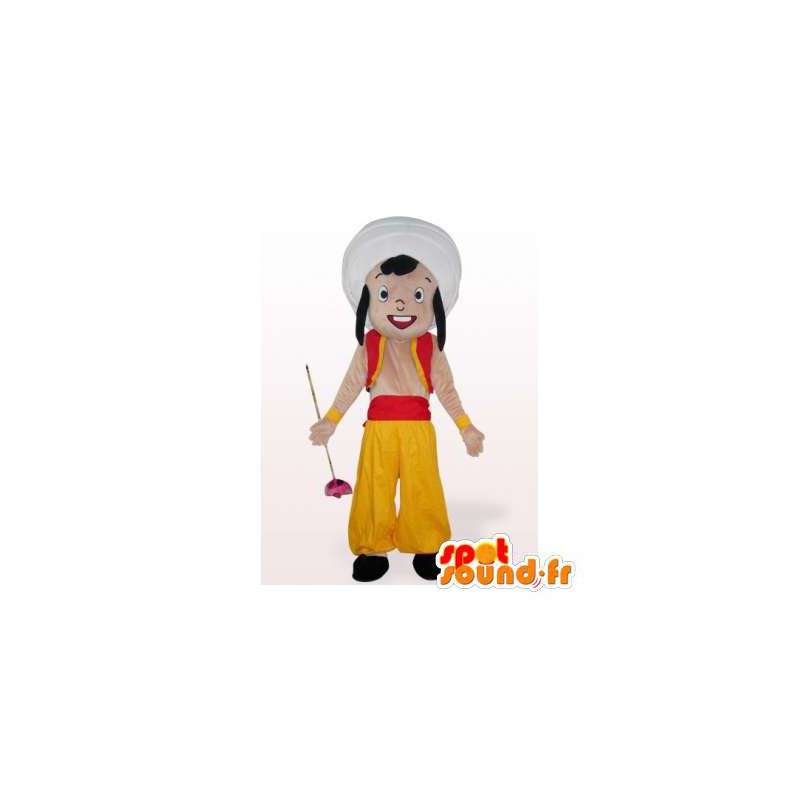 Fakir Mascot Sultan. Aladdin vestuario - MASFR006338 - Personajes famosos de mascotas