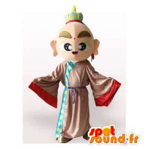 Asiatisk maskot, Buddha, munk - Spotsound maskot kostume