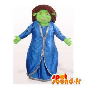 Fiona maskot, berømt ogre, ven af ​​Shrek - Spotsound maskot
