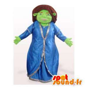 Fiona maskot, berømt ogre, ven af ​​Shrek - Shrek maskotter - MASFR006344 - SpotSound.fr