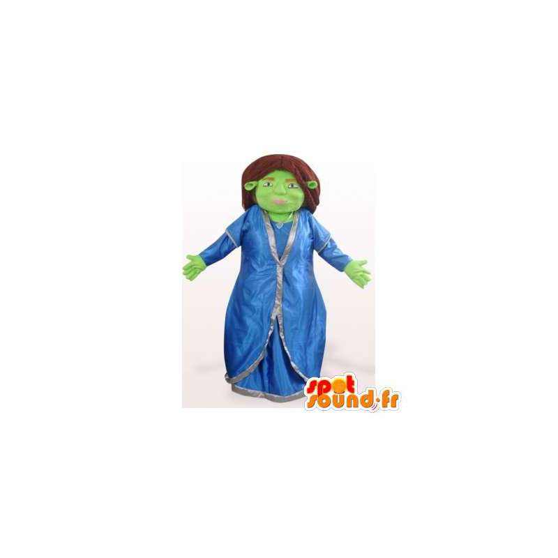 Fiona maskot, berømt ogre, ven af ​​Shrek - Shrek maskotter - MASFR006344 - SpotSound.fr