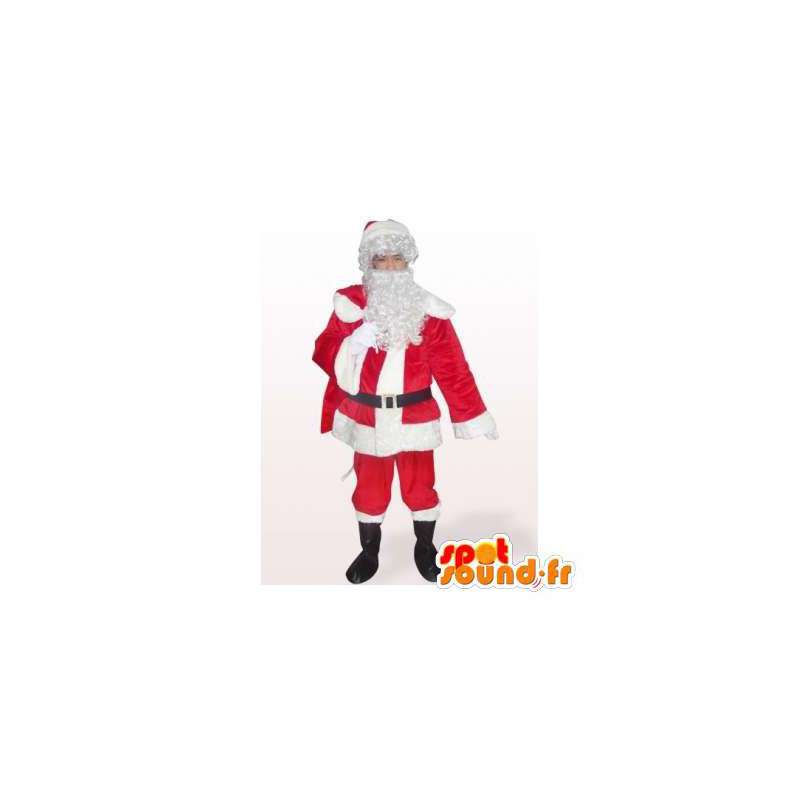 Weihnachtsmann-Maskottchen sehr realistisch - MASFR006346 - Weihnachten-Maskottchen