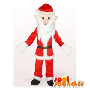 Weihnachtsmann Plüsch-Maskottchen. Weihnachtsmann-Kostüm - MASFR006347 - Weihnachten-Maskottchen