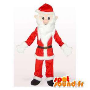 Mascotte de père Noël en peluche. Costume de père Noël - MASFR006347 - Mascottes Noël