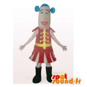 τσίρκο εκπαιδευτής μασκότ. τσίρκο φορεσιά - MASFR006348 - μασκότ Αρένα