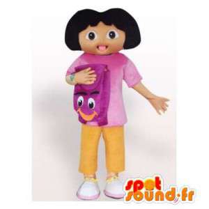 Dora mascot. Dora the Explorer Costume - MASFR006349 - Mascots Dora and Diego