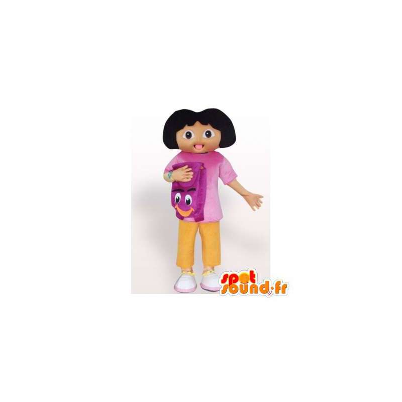 Dora mascot. Dora the Explorer Costume - MASFR006349 - Mascots Dora and Diego