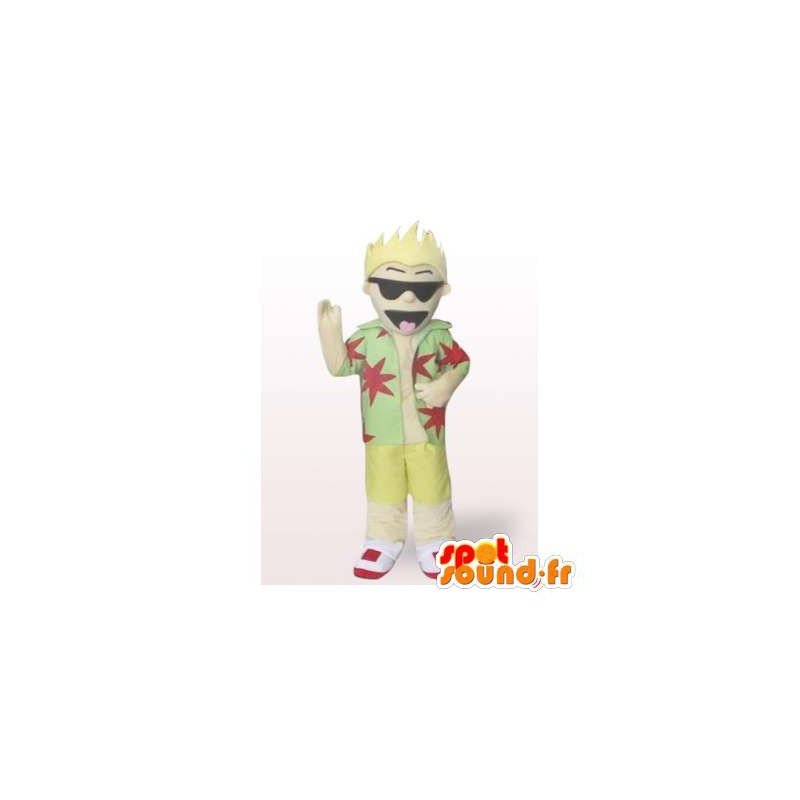 Mascotte de vacancier. Costume de blond - MASFR006361 - Mascottes Homme