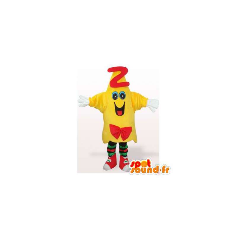 Mascotte reusachtige gele ster. Giant Star Costume - MASFR006364 - Niet-ingedeelde Mascottes