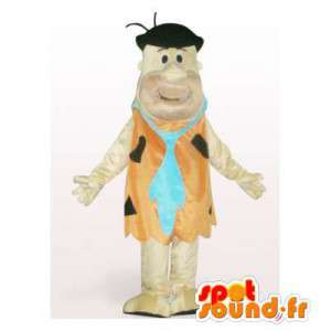 Fred Feuerstein Kostüm Mann Cartoon Flintstones - MASFR006368 - Maskottchen berühmte Persönlichkeiten