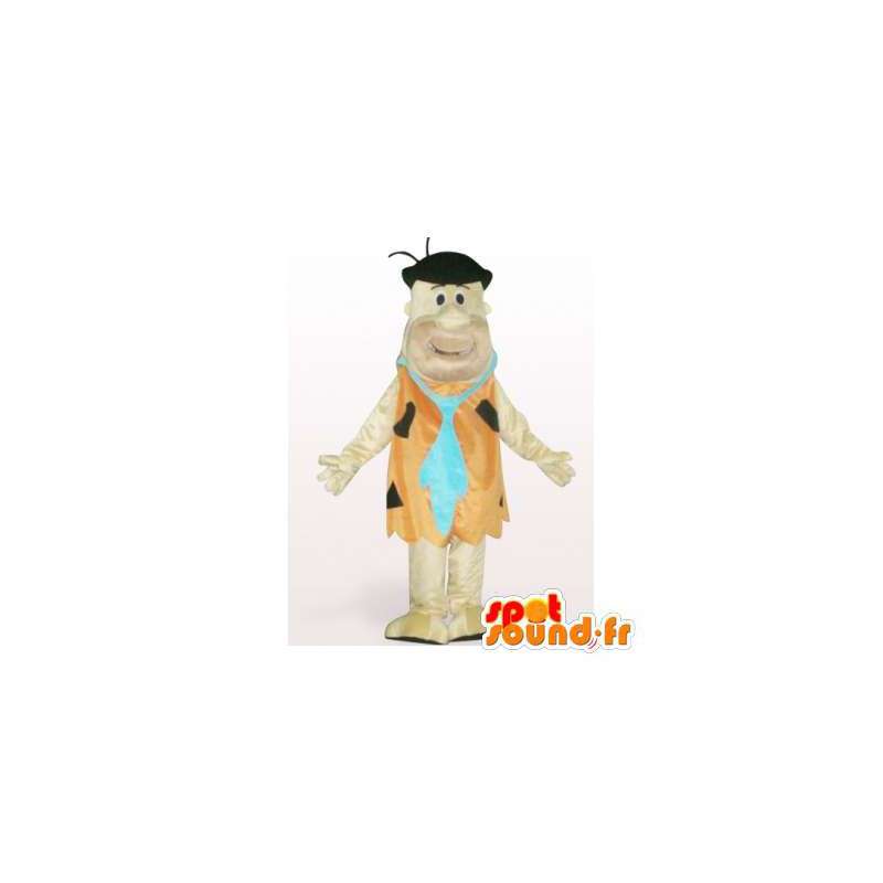 Costume de Fred Pierrafeu, mari du dessin animé Pierrafeu - MASFR006368 - Mascottes Personnages célèbres