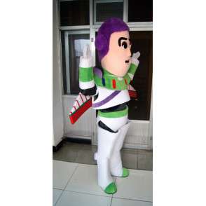 Mascot Buzz Lightyear, berömd karaktär från Toy Story -