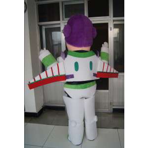 Mascot Buzz Lightyear, berømt karakter fra Toy Story -