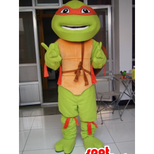 Ninja Turtle mascot - cartoon costume - Costume - MASFR00166 - Mascots famous characters