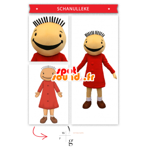 Mascot Fanfreluche, muñeca Suzy en Suske en Wiske - MASFR20003 - Mascottes Humaines