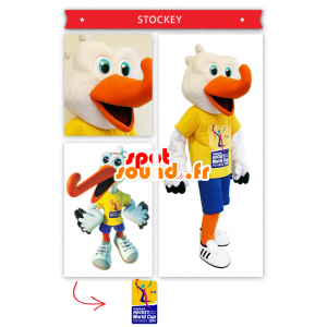 Stork Mascot Hockey tuki - MASFR20007 - maskotti lintuja
