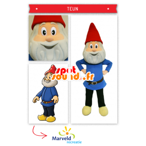 Mascot of the traditional garden gnome - MASFR20011 - Human mascots
