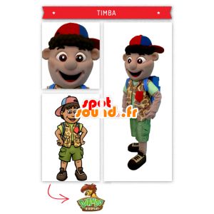 Explorer chłopiec Mascot - MASFR20013 - maskotki dla dzieci