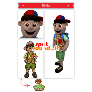 Explorer chłopiec Mascot - MASFR20013 - maskotki dla dzieci