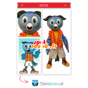 Owl Mascot kledd i sportsklær - MASFR20015 - Mascot fugler