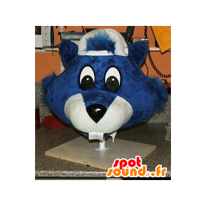 Blauw bever mascotte - MASFR20025 - Beaver Mascot