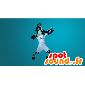Maskot store majestetiske fuglen, svart og hvitt - MASFR20026 - Mascot fugler
