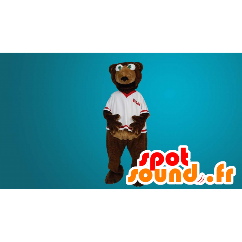 Maskot medvěd hnědý, medvěd tým - MASFR20034 - Bear Mascot Maskot medvěd hnědý, medvěd tým - MASFR20034 - Bear Mascot