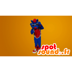 Blue Cat Mascot, morsomme og fargerike - MASFR20048 - Cat Maskoter