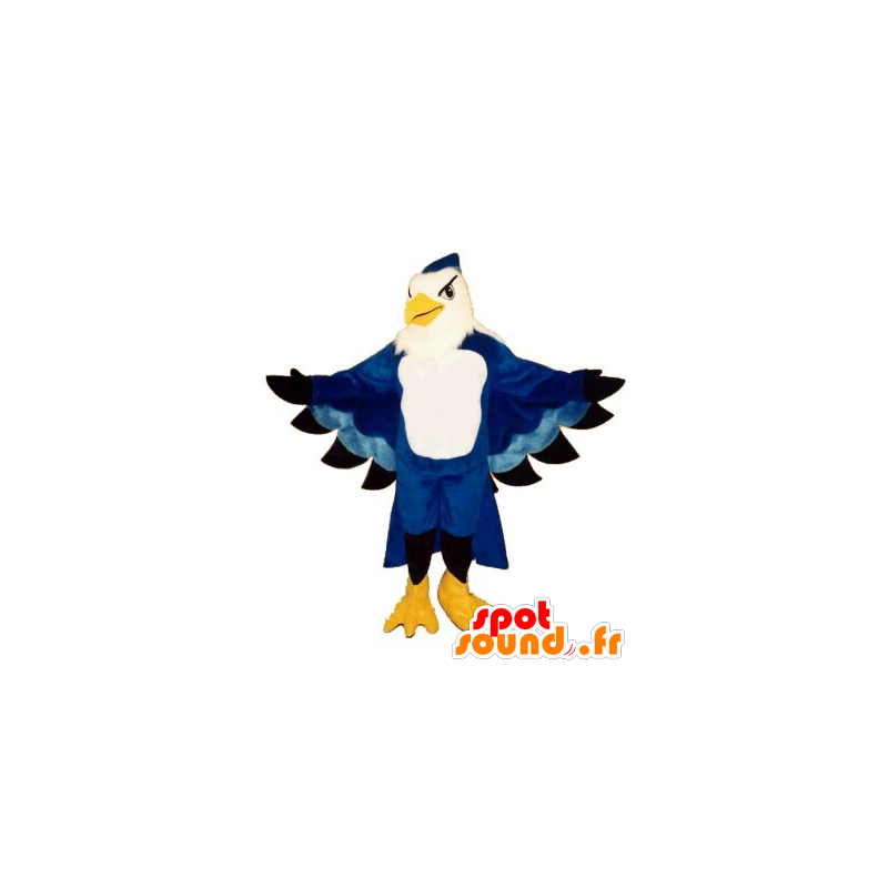 Blå og hvit ørn maskot - MASFR20062 - Mascot fugler Blå og hvit ørn maskot - MASFR20062 - Mascot fugler