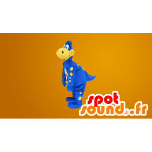 Berühmte Maskottchen blue dragon - Costume Danone - Drachenmaskottchen - MASFR20063 - SpotSound.fr