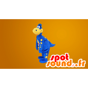 Berømt blå drage maskot - Danone Costume - Spotsound maskot