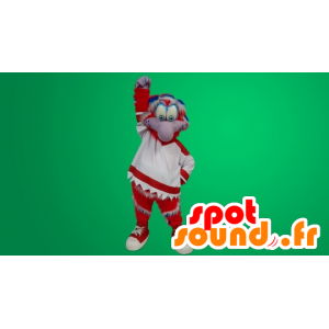 Red and white bird mascot - MASFR20069 - Mascot of birds