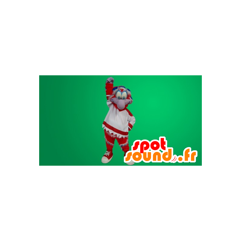 Red and white bird mascot - MASFR20069 - Mascot of birds Red and white bird mascot - MASFR20069 - Mascot of birds