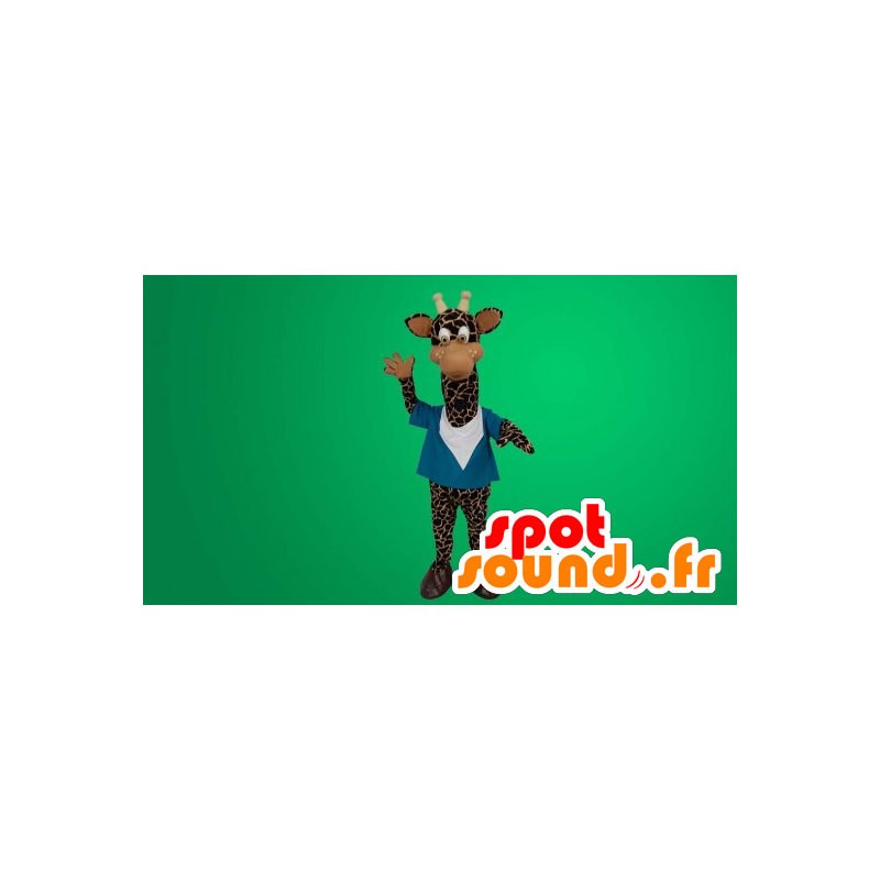 Sød og sjov giraf maskot - Spotsound maskot kostume Sød og sjov giraf maskot - Spotsound maskot kostume