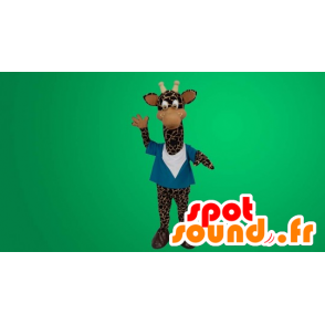 Søt giraff maskot og morsom - MASFR20073 - Maskoter Giraffe