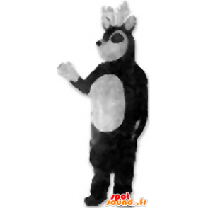 Svart og hvit rein maskot - MASFR20081 - Forest Animals