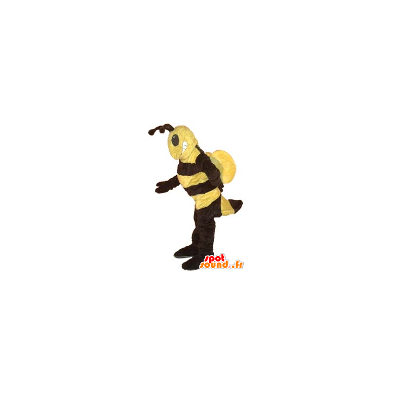 Mascotte de guêpe jaune et noire - MASFR20082 - Mascottes Abeille Mascotte de guêpe jaune et noire - MASFR20082 - Mascottes Abeille