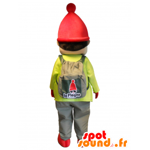 Maskot malý chlapec oblečený v lyžařském oblečení - MASFR20083 - maskoti Child
