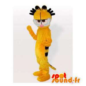Garfield maskot, berømte oransje og svart katt - MASFR006389 - Garfield Maskoter