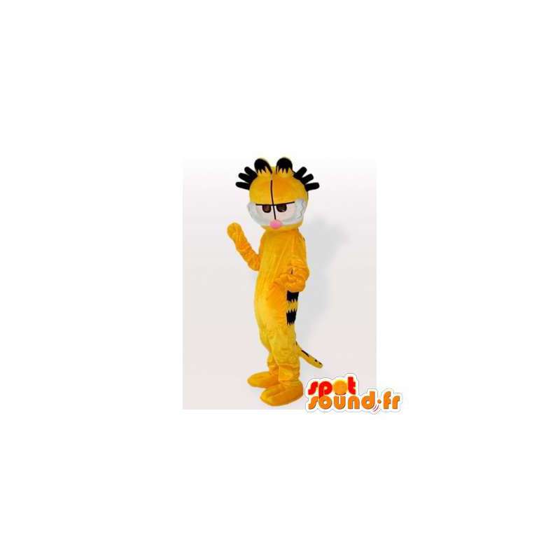 Garfield maskot, slavný oranžové a černé kočky - MASFR006389 - Garfield Maskoti