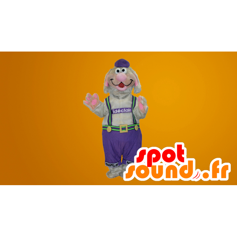 Šedé a růžové Dog Mascot kombinézy - MASFR20084 - psí Maskoti Šedé a růžové Dog Mascot kombinézy - MASFR20084 - psí Maskoti