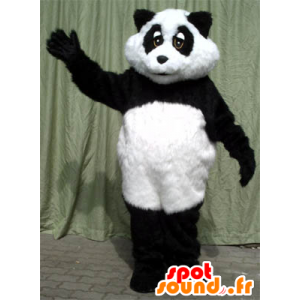 Svart og hvit panda maskot - MASFR20093 - Mascot pandaer
