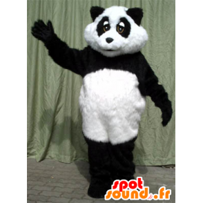 Svart og hvit panda maskot - MASFR20093 - Mascot pandaer