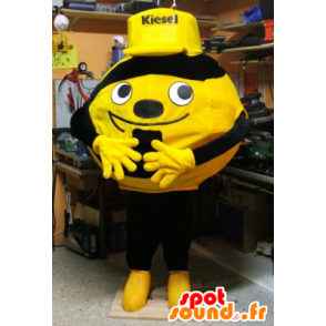 Mascota de la bola, de color amarillo o naranja y negro - MASFR20099 - Mascotas de objetos