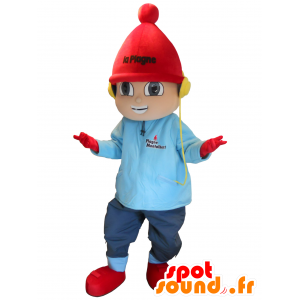 Chlapec Mascot zimní dovolená - MASFR20105 - maskoti Child