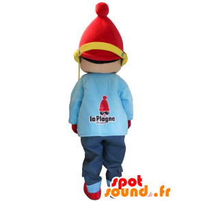 Chlapec Mascot zimní dovolená - MASFR20105 - maskoti Child