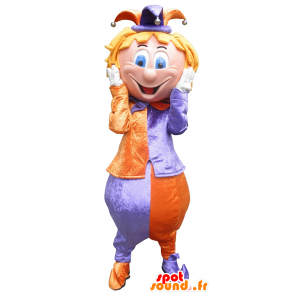 Klovn maskot, kong Jester - MASFR20111 - Maskoter Circus