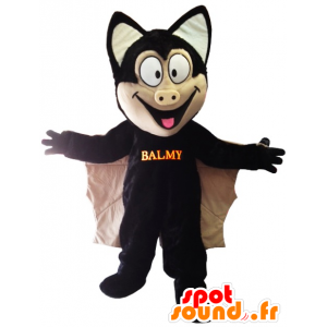 Mascotte bello nero pipistrello - MASFR20113 - Mascotte del mouse
